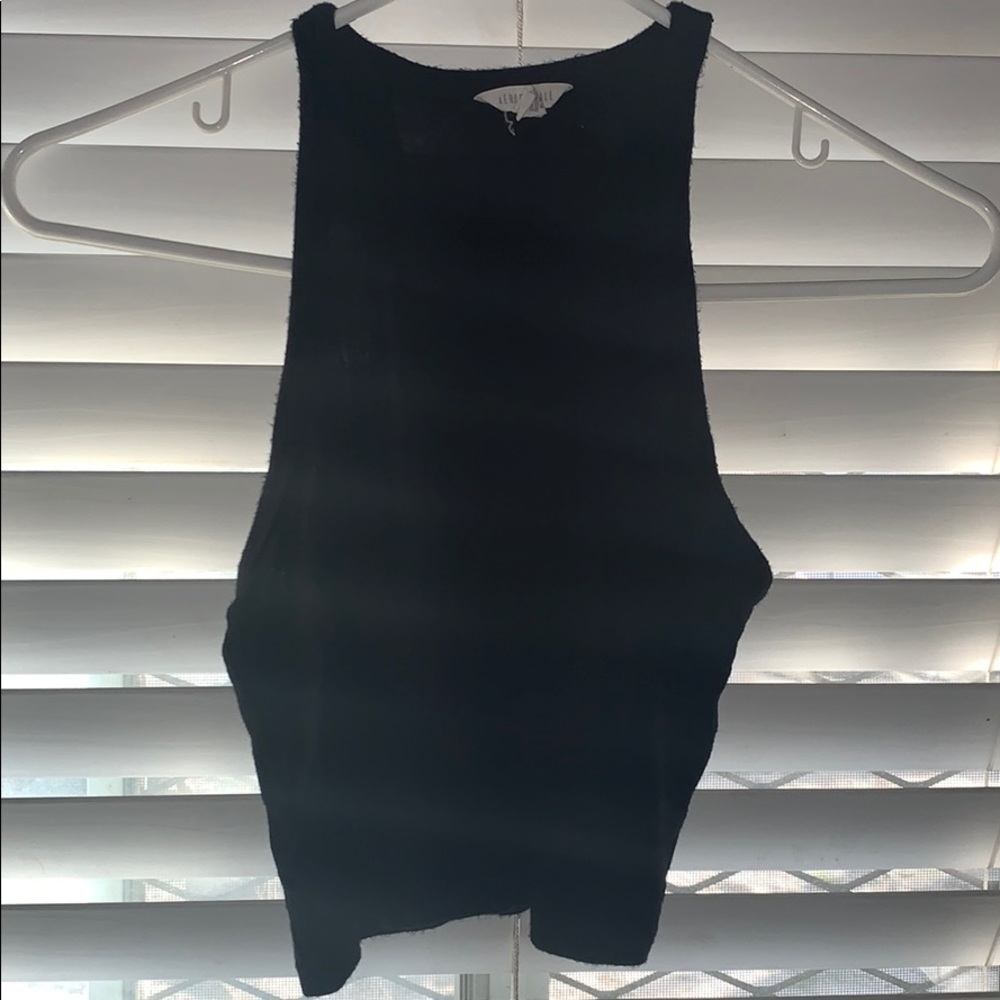 black tank top